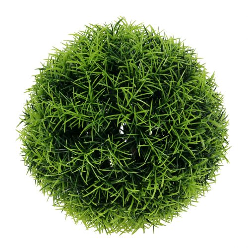 Floristik24 Bola decorativa de grama artificial verde Ø18cm 1ud