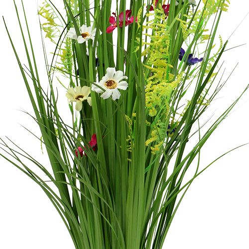 Floristik24 Ramo de grama com flores 73cm