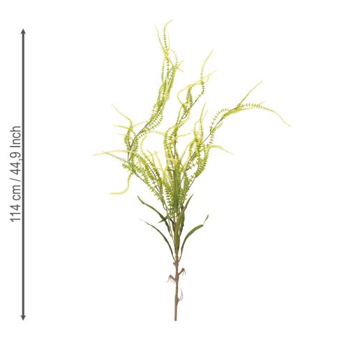 Itens Planta artificial de painço verde para decoração suspensa elegante, um toque de estilo para o ambiente, 114 cm