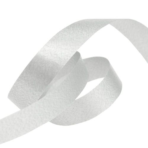 Floristik24 Fita ondulante prata 10mm 250m