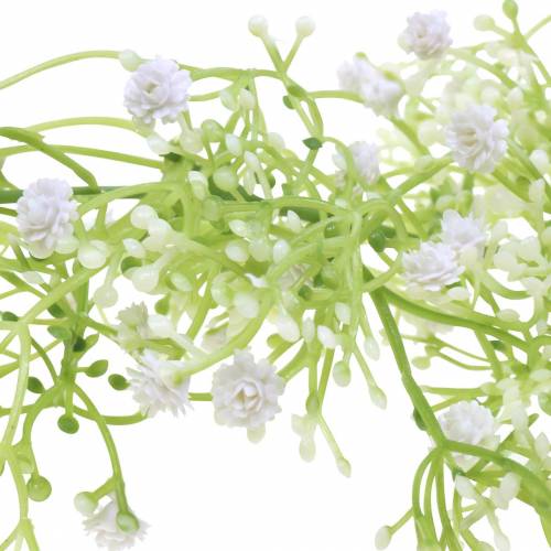 Floristik24 Guirlanda Gypsophila Branco 180cm