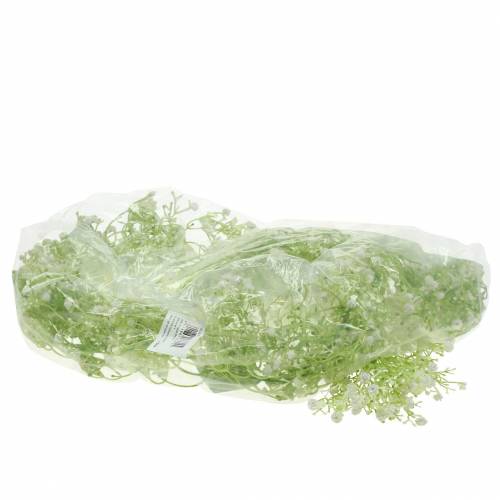 Floristik24 Guirlanda Gypsophila Branco 180cm