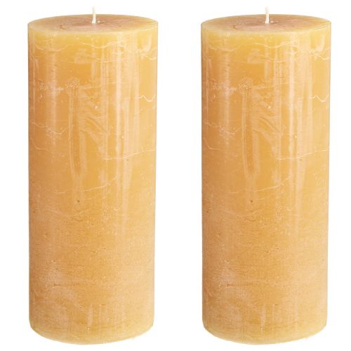 Itens Velas grandes em mel pilar velas 85mmx200mm 2 un