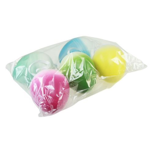 Floristik24 Ovos de Páscoa grandes pendurados ovos de plástico cores pastel 15cm 5 un