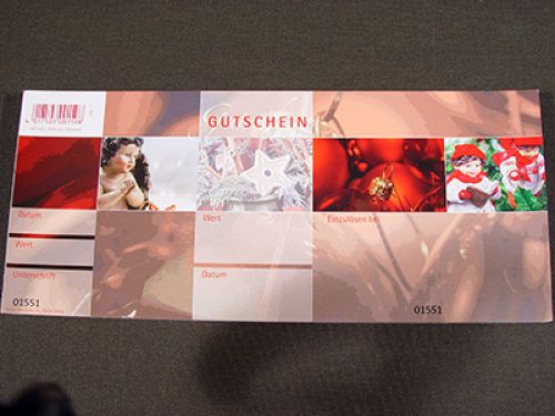 Floristik24 Vouchers de presente de Natal com envelopes (50 peças)