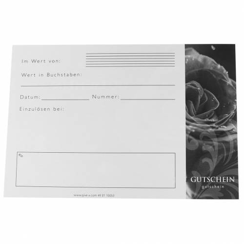 Floristik24 Comprovante rosa com envelope 5pcs
