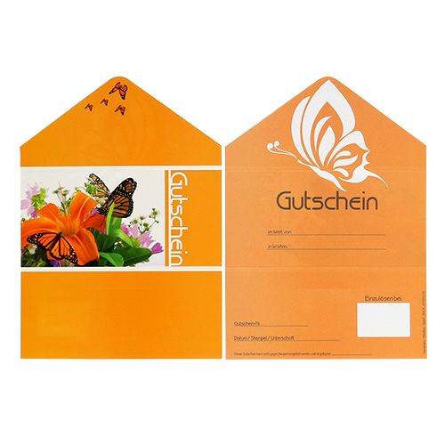 Floristik24 Vouchers motivo Borboleta 25pcs.