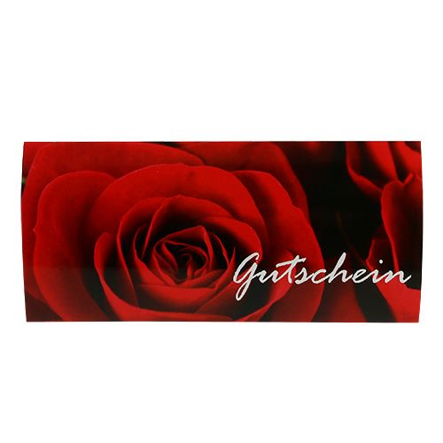 Floristik24 Rosas com motivo de cupons 25pcs.
