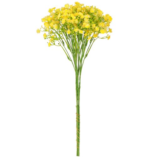 Itens Gypsophila paniculate erva de gesso flores amarelas C46cm 4 un
