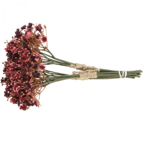 Itens Gypsophila flores artificiais vermelhas artificiais outono 29,5 cm 18 unidades