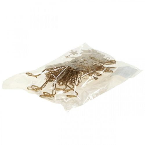 Floristik24 Decoração suspensa de metal elf fada decoração de primavera 17,5 × 2 × 12,5 cm 4 unidades