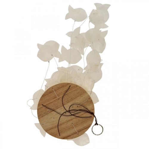 Itens Pendurar conchinhas decorativas Capiz carrilhão de vento jardim Ø12cm L49cm