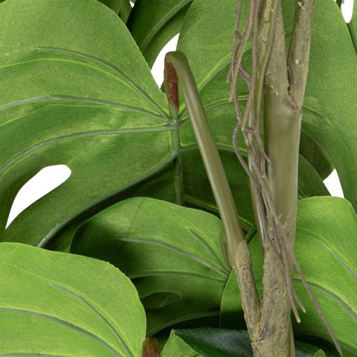 Itens Monstera artificial com folhagem exuberante para um toque de estilo na sala de estar. 120 cm