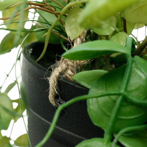 Itens Planta suspensa em vaso Planta verde artificial Cesta suspensa