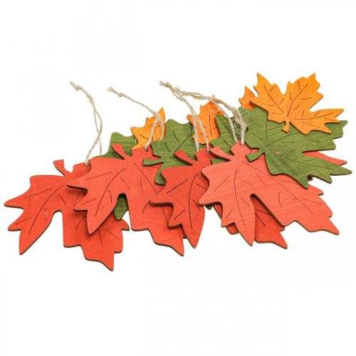 Itens Pendente deco de outono folhas de madeira folha de bordo 22 cm 4 unidades