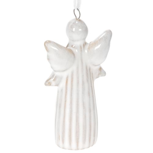 Pingente de anjo decorativo para pendurar na árvore de Natal, 8 cm, conjunto de 4 peças. | Floristik24.pt