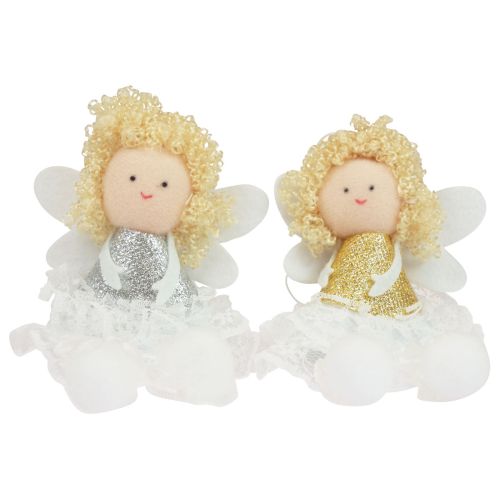 Itens Decoração de árvore com pingente de anjo Decoração de Natal Alt.13,5cm 4 peças