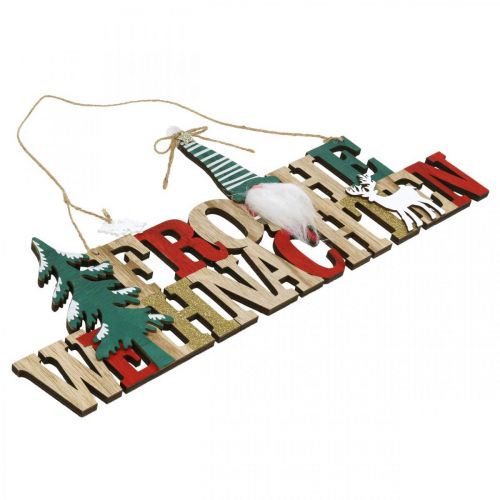 Itens Letras de madeira feliz natal decoração de porta natal