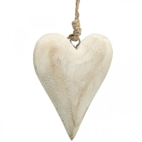 Itens Coração de madeira, coração decorativo para pendurar, decoração coração A10cm 4uds