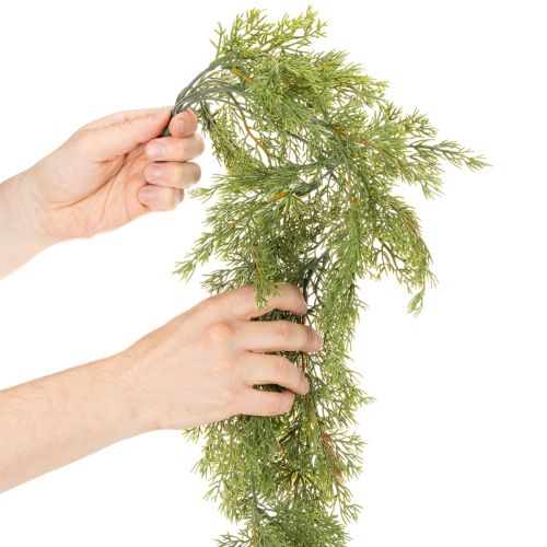 Guirlanda artística de galhos de coníferas para decoração de mesa e janela, 115 cm comprar | Floristik24.pt