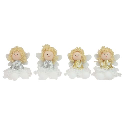 Itens Decoração de árvore com pingente de anjo Decoração de Natal Alt.13,5cm 4 peças