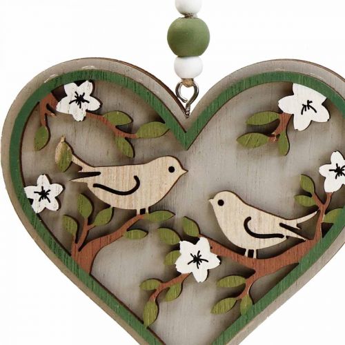 Itens Pendurado decoração de madeira cabide decorativo pássaros decoração de janela 10cm 6pcs