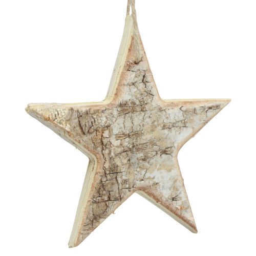 Itens Cabide decorativo decorativo de estrelas de madeira madeira decorativa rústica Ø15cm