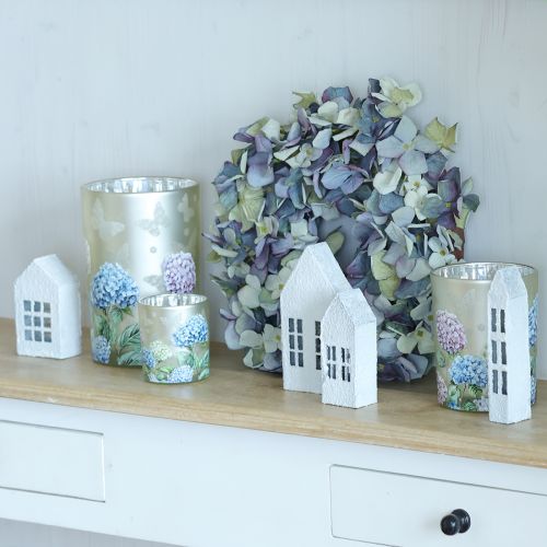 Itens Casas em miniatura para decoração de interiores e ambientação, muito decorativas, design atemporal para a casa, 14 cm, 4 peças