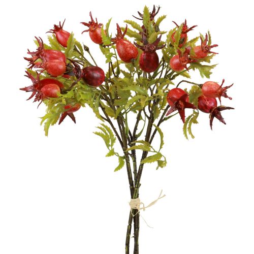Itens Decoração de rosa mosqueta ramos artificiais de rosa mosqueta C48cm 3 peças