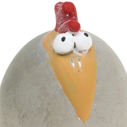 Floristik24 Dekofigur galo concreto 12 cm 3 unidades