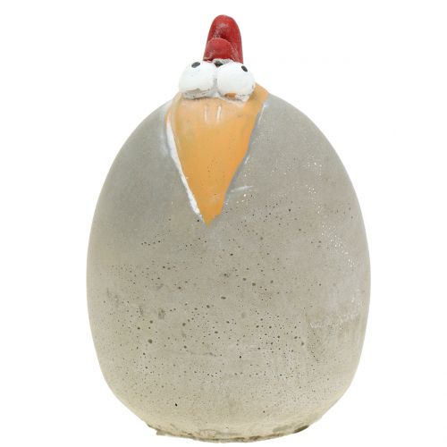 Floristik24 Dekofigur galo concreto 12 cm 3 unidades