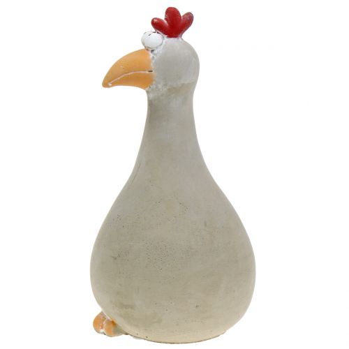 Floristik24 Figura decorativa galo concreto H20,5cm