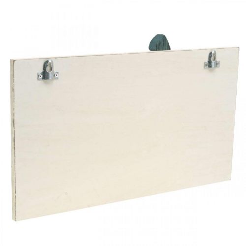 Floristik24 Guarda-roupa de praia, decoração marítima em madeira, gancho para barco Shabby Chic L33cm