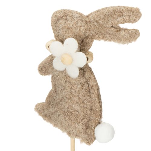 Itens Figura decorativa de coelho da Páscoa para decoração de primavera e enfeites sazonais, 42 cm, 8 peças
