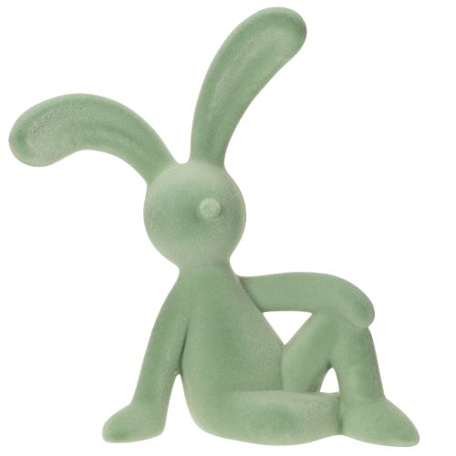 Itens Estatueta decorativa de coelho, figura fofa para um ambiente primaveril em qualquer cômodo, 38 cm