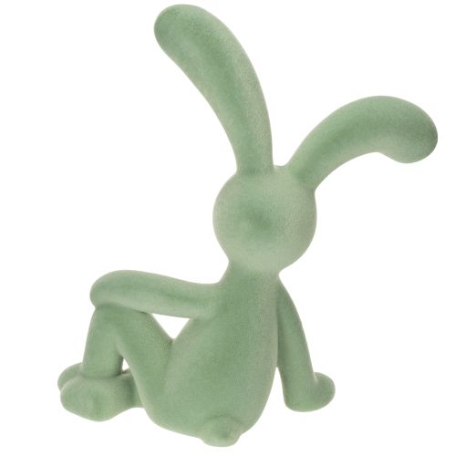 Itens Estatueta decorativa de coelho, figura fofa para um ambiente primaveril em qualquer cômodo, 38 cm