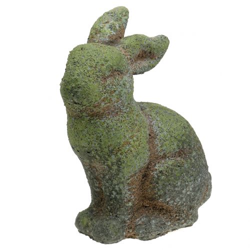 Floristik24 Estatueta de jardim coelhinho musgoso 20cm x 13cm Alt.25cm