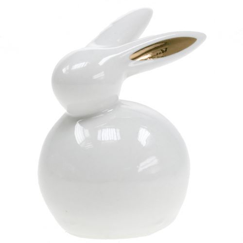 Floristik24 Coelhinho da Páscoa em ouro branco 8,5 cm 4 unidades