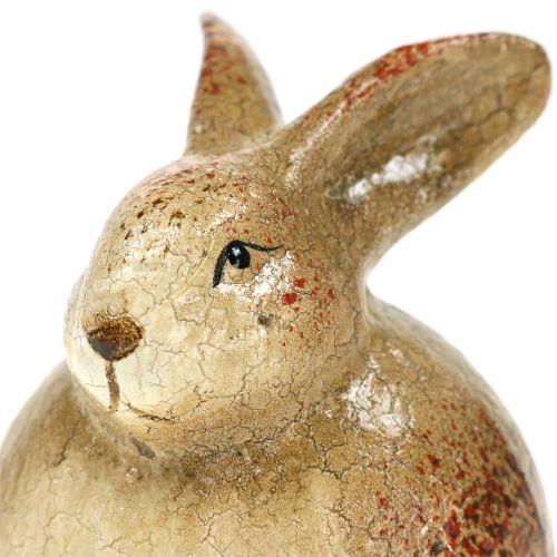 Floristik24 Cerâmica decorativa marrom coelho 5cm x 7cm
