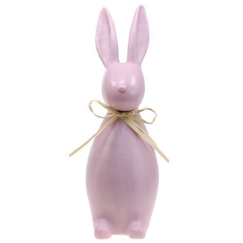 Floristik24 Coelhinho da Páscoa Rosa Grande H47cm