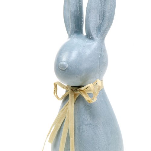 Floristik24 Coelhinho da Páscoa grande azul Alt.47cm