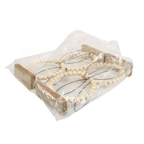 Floristik24 Anel decorativo coelho decoração de mesa decoração de Páscoa madeira ferrugem H27.5cm 4 unid.