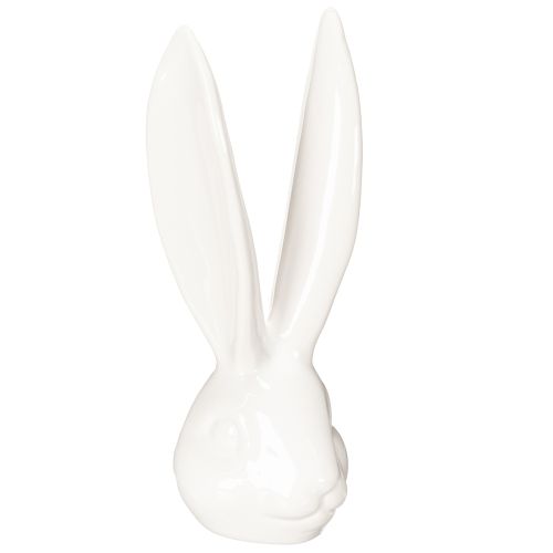 Estatueta decorativa de cabeça de coelho para decoração de Páscoa elegante em ambientes modernos, 22 cm