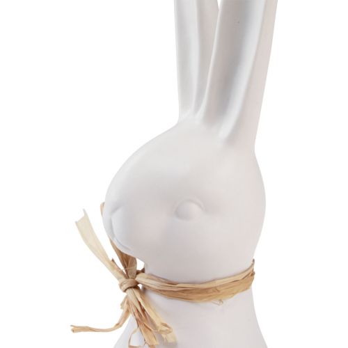 Itens Cabeça de coelho decoração coelhinho da Páscoa coelho branco cerâmica 17cm