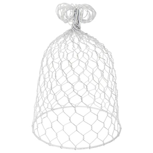 Sino de arame vintage para decoração de mesa em estilo rústico campestre, 23 cm