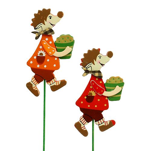 Floristik24 Outono varas ouriço com bolo 12 unidades