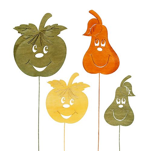Floristik24 Maçã plug outono, variedade mista de pêra. L33cm 12pcs