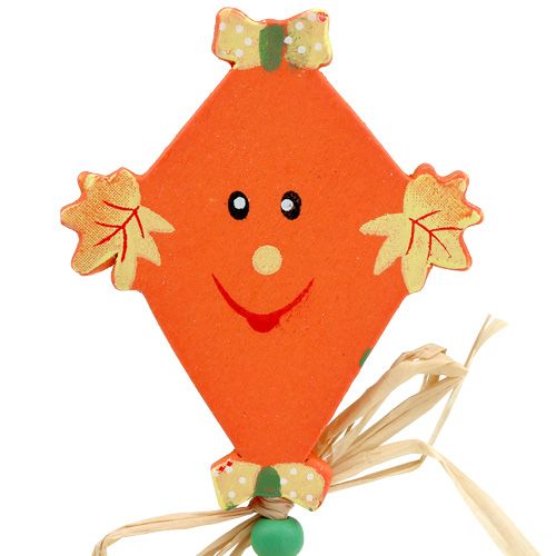 Floristik24 Plug de outono dragão laranja L31 cm 4 unidades