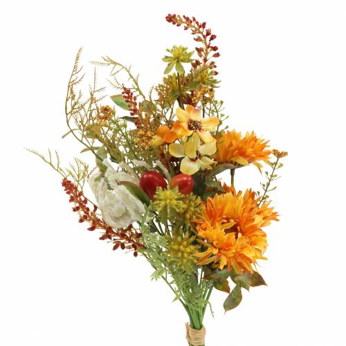 Floristik24 Ramo de flores laranja outono 40cm