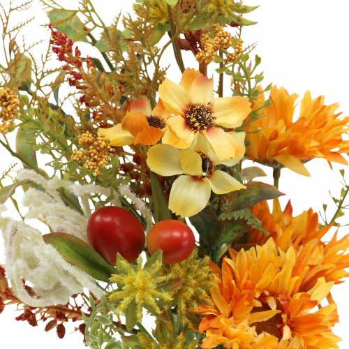 Floristik24 Ramo de flores laranja outono 40cm